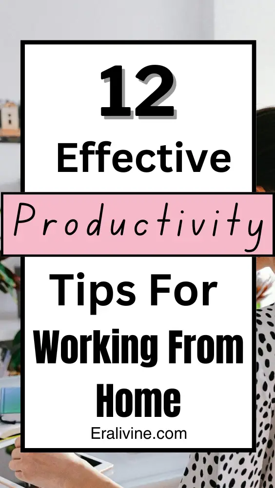 12 Effective Productivity Tips for Working from Home